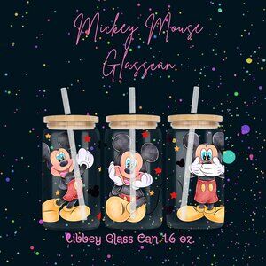 Disney's Mickey Mouse 16oz. Frosted Glass Cup